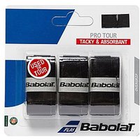 Babolat Pro Tour Tennis Racket Grip (x3) - Black - Mens