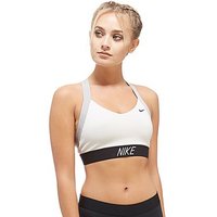 Nike Indy Logo Sports Bra - Stone - Womens