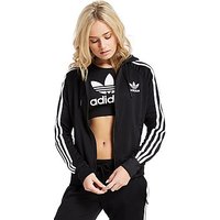 Adidas Originals Poly Full Zip Hoody - Black/White - Womens