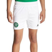 New Balance Celtic FC 2016/17 Home Shorts Junior - White/Green - Kids