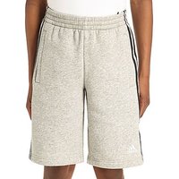 Adidas Linear Fleece Shorts Junior - Grey/Black/White - Kids