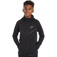 Nike Tech Windrunner Hoody Junior - Black/Grey - Kids