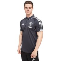 Adidas Manchester United 2017 Polo Shirt - Dark Grey - Mens