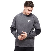 Nike Advanced Crew Sweatshirt - Charcoal Grey/Black - Mens