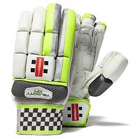 Gray Nicolls Velocity XP1 550 Cricket Batting Gloves - White/Green - Mens