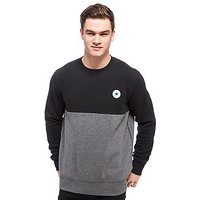 Converse Chuck Patch Sweatshirt - Black/Charcoal - Mens