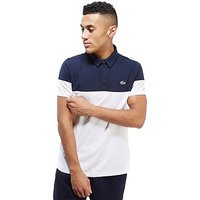 Lacoste Colourblock Polo Shirt - White/Navy - Mens