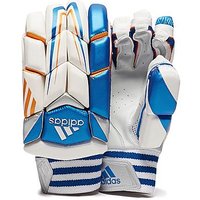 Adidas SL Pro Cricket Batting Gloves - White/Blue - Mens