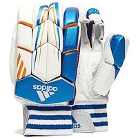 Adidas CX11 Cricket Batting Gloves - White/Blue - Mens