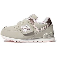 New Balance 574 Infant - Grey/Pink - Kids