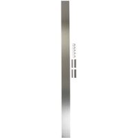 IT Kitchens Brushed Natural Aluminium Effect Straight Plinth (L)2400mm