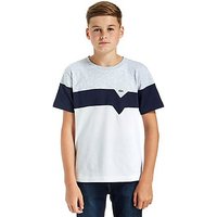 Lacoste Panel T-Shirt - White/Grey - Kids