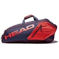 Head Core 9R Supercombi Tennis Racketbag - Navy/Red - Mens