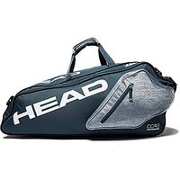 Head Core 9R Supercombi Tennis Racketbag - Anthracite/Grey - Mens