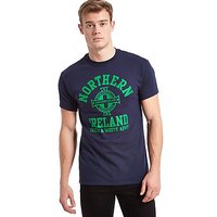 Official Team Northern Ireland Arch T-Shirt - Navy - Mens