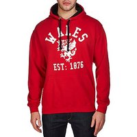 Official Team Wales Arch Hoody - Red - Mens