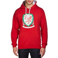 Official Team Wales Crest Hoody - Red - Mens