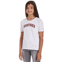 Tommy Hilfiger Girls' Hilfiger T-Shirt Junior - White/Red - Kids
