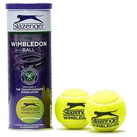 Slazenger Wimbledon 2015 Tennis 3 Balls - Mid Yellow/Mid Yellow - Mens
