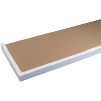 White Hearth Tray (H)50mm (W)1370mm (D)380mm