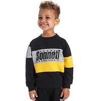 Sonneti Alert Crew Sweatshirt Children - Black/Yellow - Kids