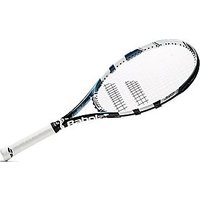 Babolat Drive 105 Strung Tennis Racket - Mid Grey/Mid Grey - Mens