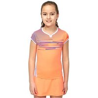 Babolat Girls Performance Cap Sleeve Tennis T-Shirt Junior - Orange/Purple/TOP - Kids