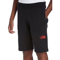 The North Face Drew Fleece Shorts Junior - Black/Red - Kids