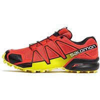 Salomon Speedcross 4 Trail Running Shoes - Bright Red/Yellow - Mens