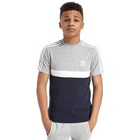 Adidas Originals Itasca Colour Block T-Shirt Junior - Navy/Grey - Kids