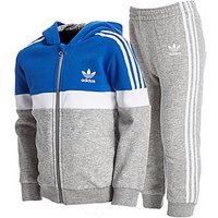 Adidas Originals Itasca Hooded Suit Infant - Grey/ Blue/White - Kids