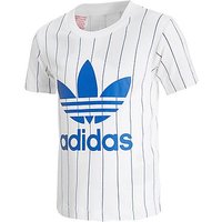 Adidas Originals Stripe T-Shirt Infant - White/Blue - Kids