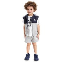 Adidas Originals 3 Piece Sleeveless Suit Infant - Grey/Ink - Kids