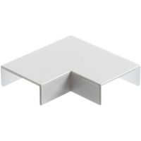 MK ABS Plastic White Flat Angle Joint (W)40mm