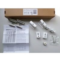 Acova White Powder Coated Spare Multi-Column Brackets (H)58mm (D)55mm