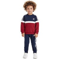 Adidas Originals Itasca Crew Tracksuit Infant - Navy/Red - Kids