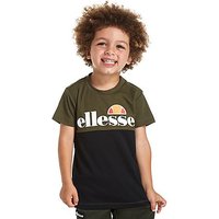 Ellesse Ricto Poly T-Shirt Children's - Anthracite/Olive - Kids