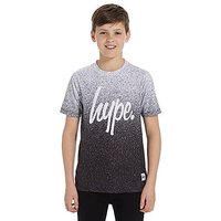 Hype Speckle Fade T-Shirt Junior - Black/White - Kids