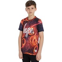 Hype Swirl T-Shirt Junior - Black/Orange - Kids