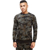 Supply & Demand Ammo Crew Sweatshirt - Camouflage - Mens