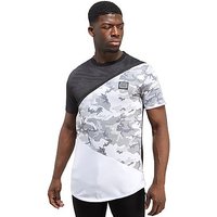 Supply & Demand Triple Zip T-Shirt - Grey/Camo - Mens