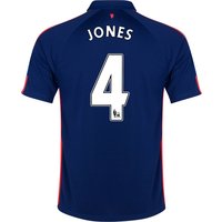 Manchester United Third Shirt 2014/15 - Kids With Jones 16 Printing, Blue