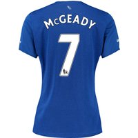 Everton Home Shirt 2015/16 - Womens With McGeady 7 Printing, Blue