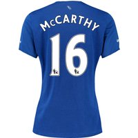 Everton Home Shirt 2015/16 - Womens With McCarthy 16 Printing, Blue