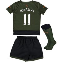 Everton Third Baby Kit 2015/16 With Mirallas 11 Printing, Yellow