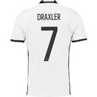 Germany Home Shirt 2016 - Kids With Draxler 7 Printing, White