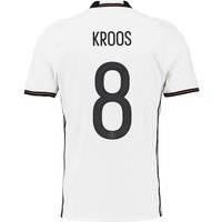 Germany Home Shirt 2016 - Kids With Kroos 8 Printing, White