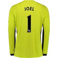 Everton Goalkeeper Home Shirt 2016/17 With Joel 1 Printing, Green