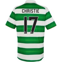 Celtic Home Kids Shirt 2016-17 With Christie 17 Printing, Green/White