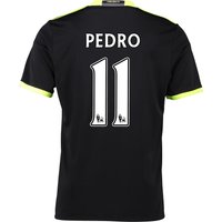 Chelsea Away Shirt 16-17 With Pedro 11 Printing, Black